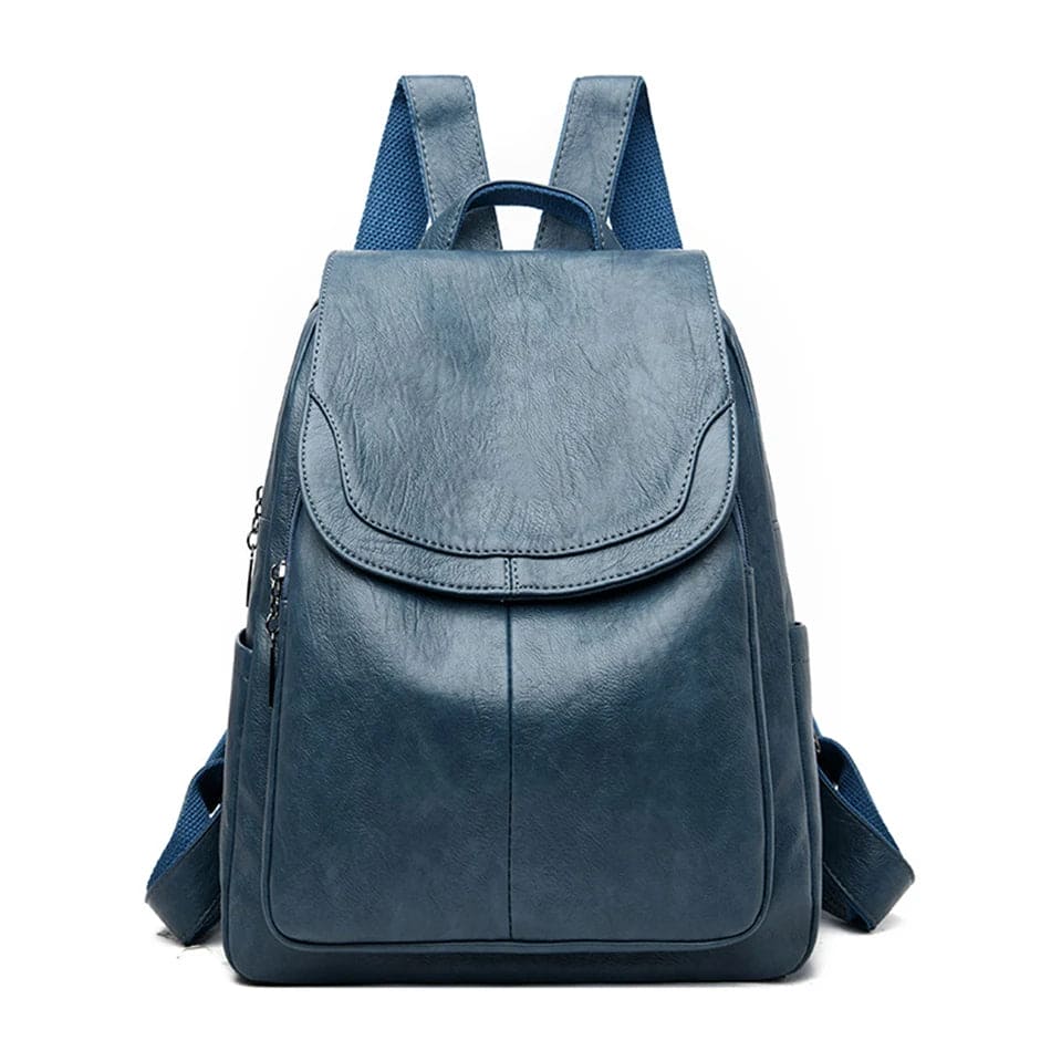 Valenzora | Anti-Diebstahl-Lederrucksack für stilbewusste Frauen