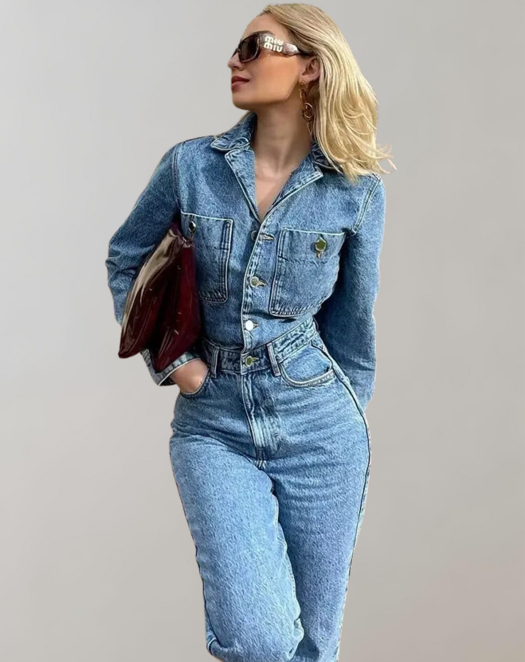 Valenzora | Jeans-Jumpsuit aus Denim
