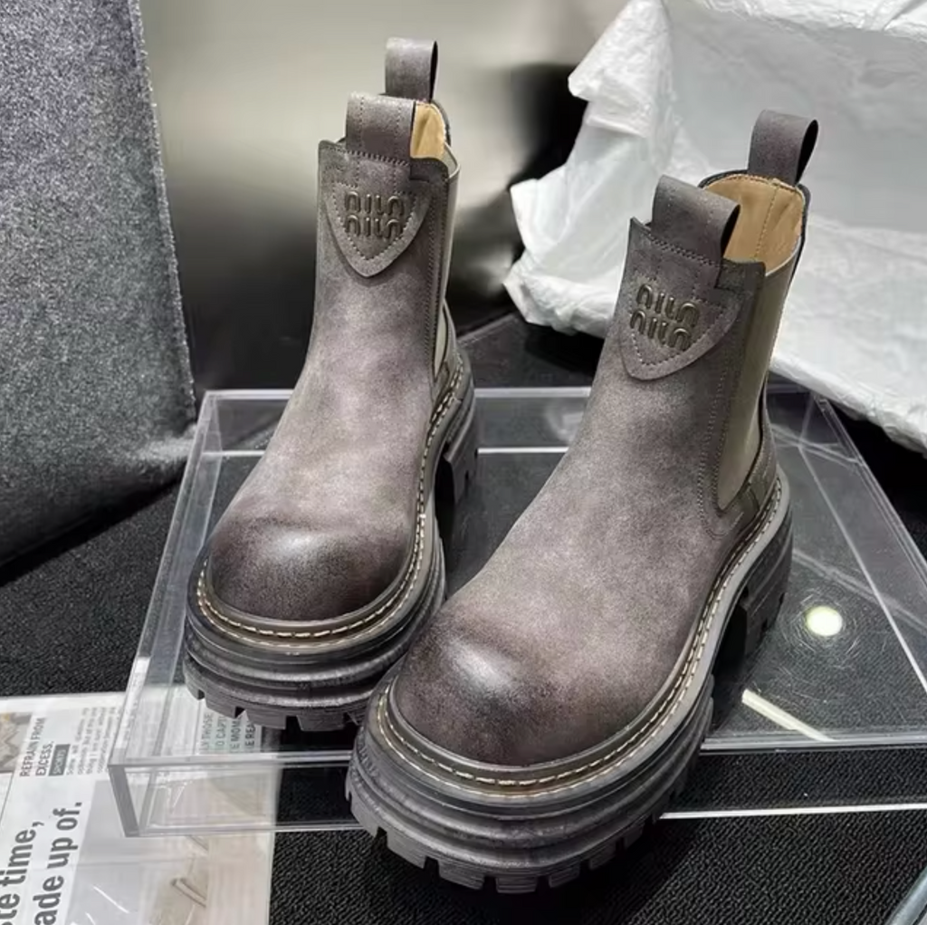 – Chunky Plateau-Stiefeletten