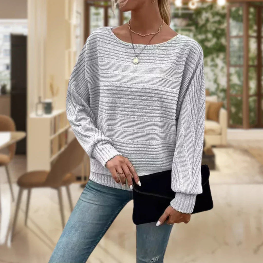 – Cotton knit sweater