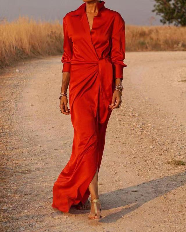 Valenzora | Lefèvre Modisches Seidenkleid