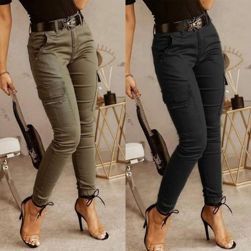 Valenzora | Trendige Cargo-Jeans für Damen – modern und bequem