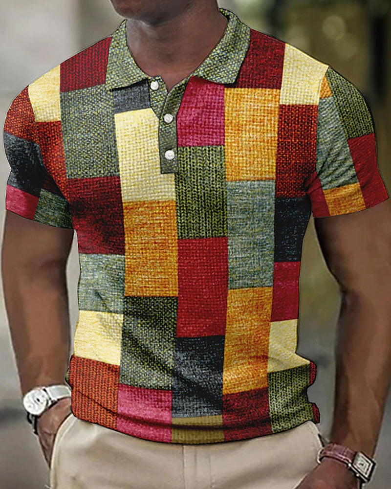Valenzora | Short-sleeved shirt with check pattern