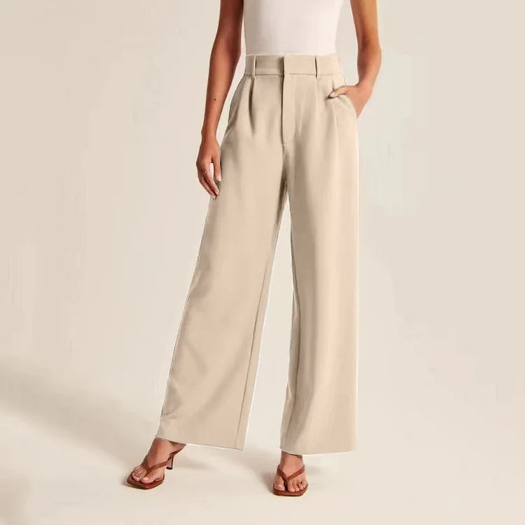 Valenzora - Women's Chic Wide Leg Trousers