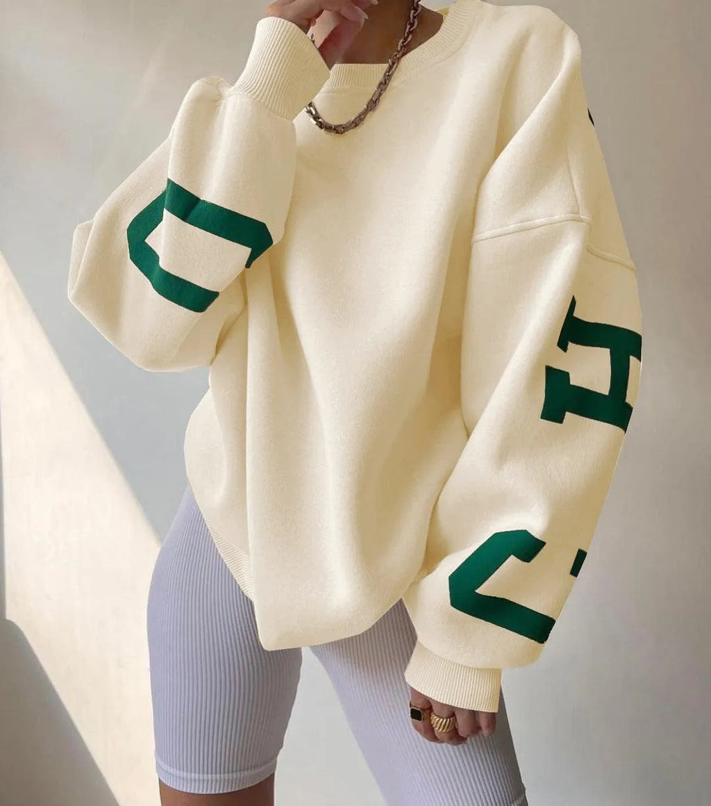 Valenzora | Women's sweater with casual print