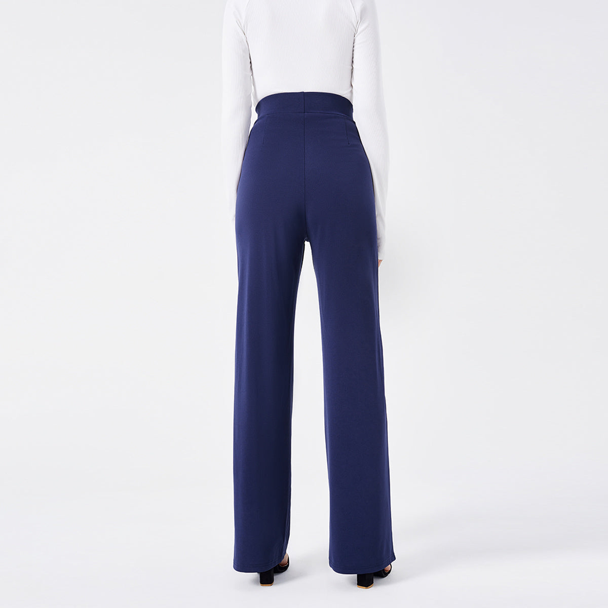 Valenzora High-waisted bell-bottom trousers
