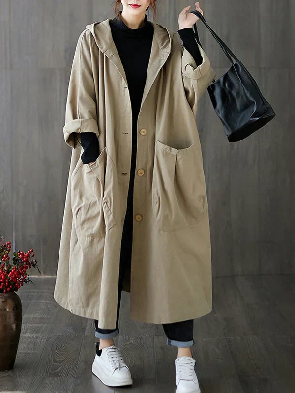 Valenzora | Long Waterproof Trench Coat