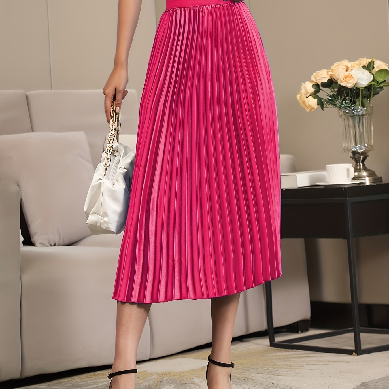 Valenzora | Eleganter A-Linien-Faltenrock