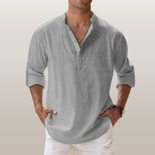 Valenzora | Linen Shirt with Long Sleeves