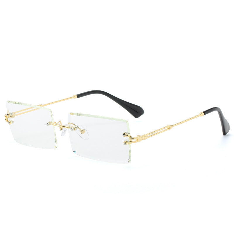 Valenzora | Trendige rechteckige Sonnenbrille im Retro-Stil