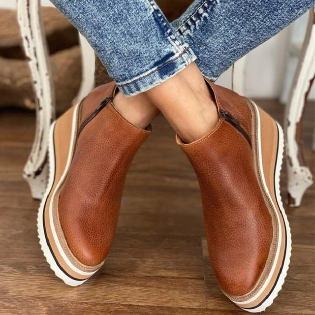 Valenzora Leather Boots | Women's shoes with ergonomic footbed