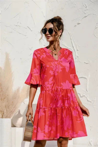 Valenzora | Vibrant Floral Summer Dress