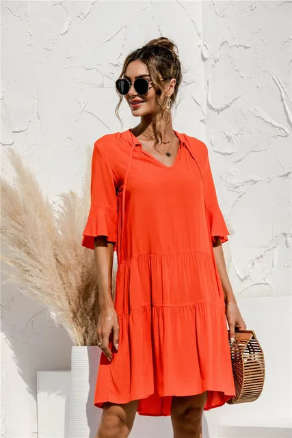 Valenzora | Vibrant Floral Summer Dress