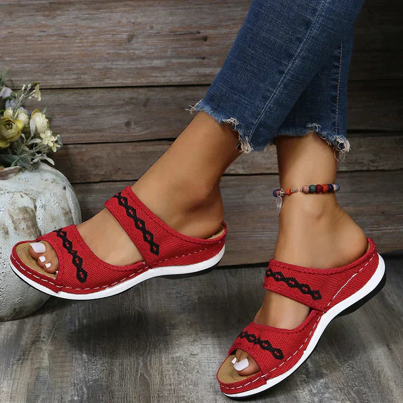 Valenzora | Orthopädische Ledersandalen für Damen