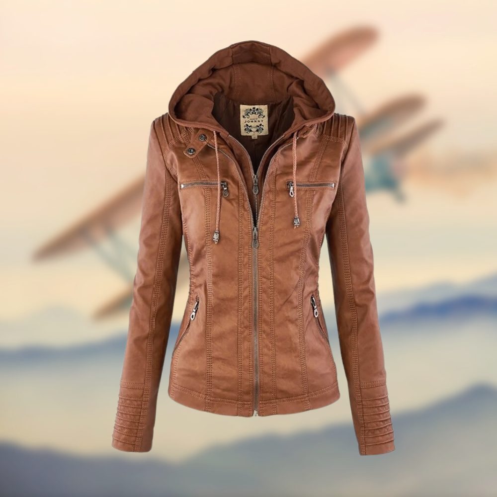 Valenzora | Elegante Lederjacke