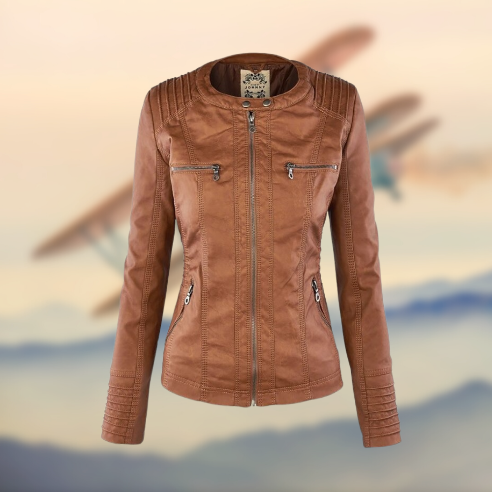 Valenzora | Elegante Lederjacke