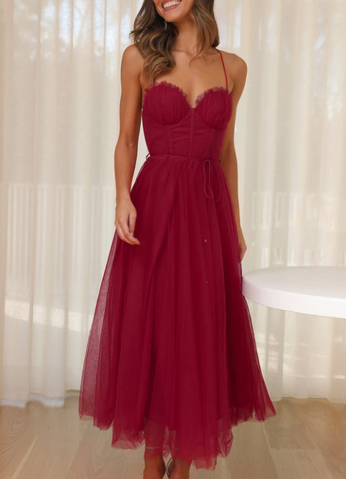 Valenzora | Ärmelloses Midikleid