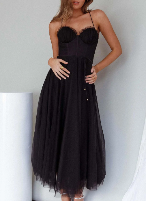 Valenzora | Ärmelloses Midikleid