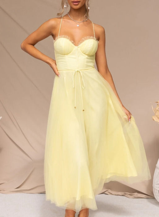 Valenzora | Ärmelloses Midikleid