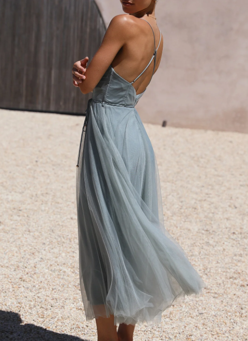 Valenzora | Ärmelloses Midikleid