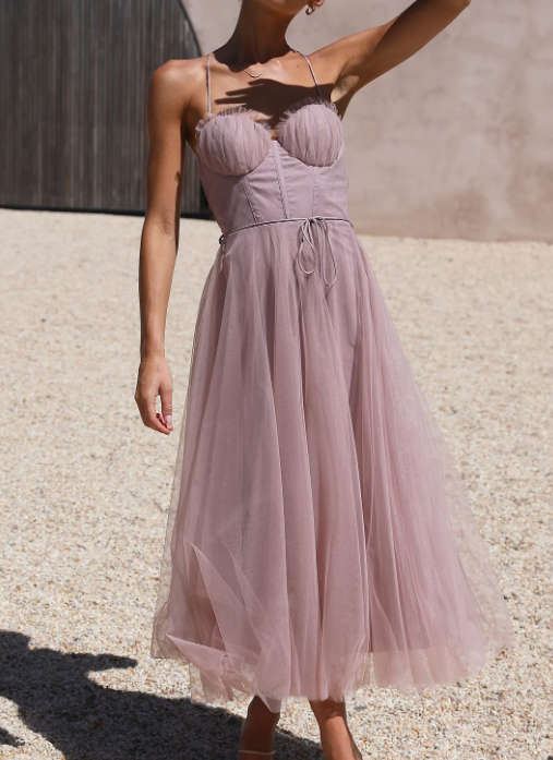 Valenzora | Ärmelloses Midikleid
