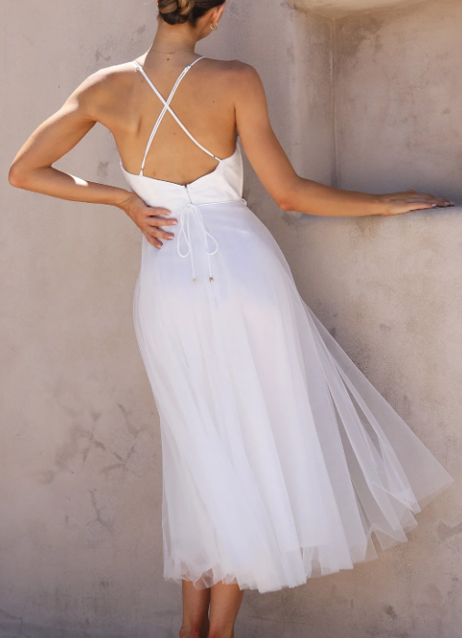 Valenzora | Ärmelloses Midikleid