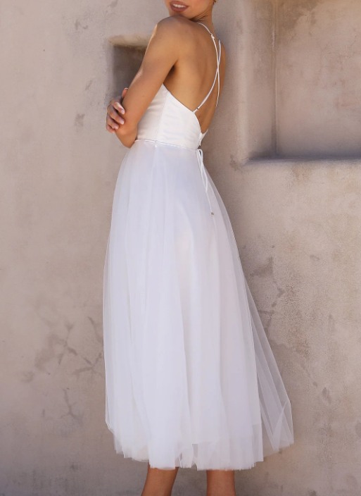 Valenzora | Ärmelloses Midikleid