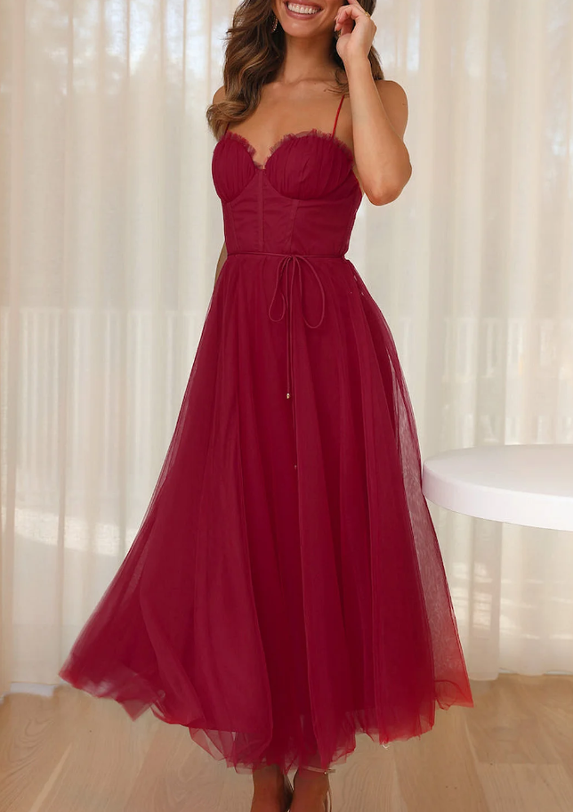 Valenzora | Ärmelloses Midikleid