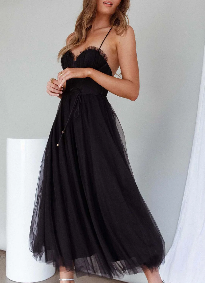 Valenzora | Ärmelloses Midikleid