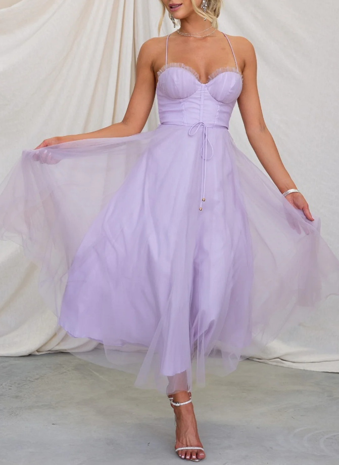 Valenzora | Ärmelloses Midikleid