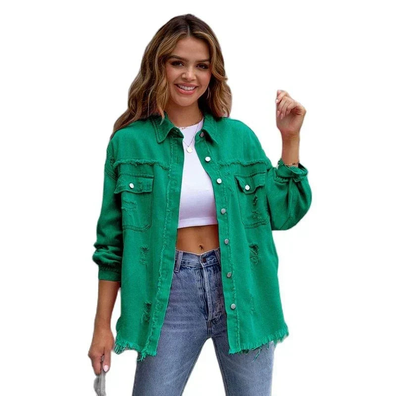 Valenzora | Stylische lässige Jeansjacke