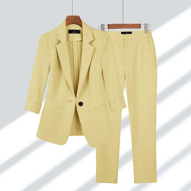 Valenzora | Blazer und Hosen-Set Stilvoll