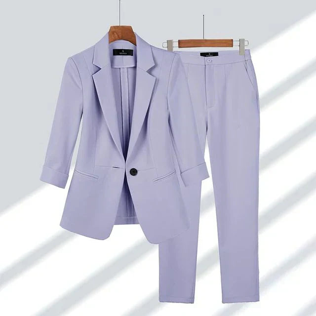 Valenzora | Blazer und Hosen-Set Stilvoll