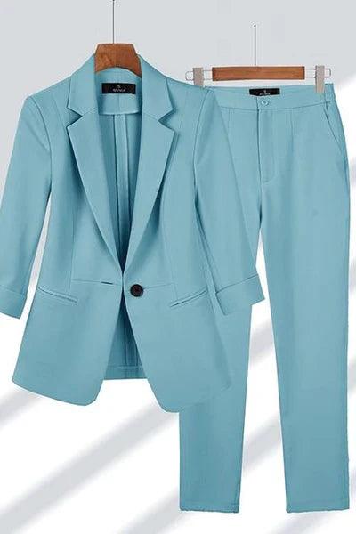 Valenzora | Elegant Set with Blazer and Trousers for Women