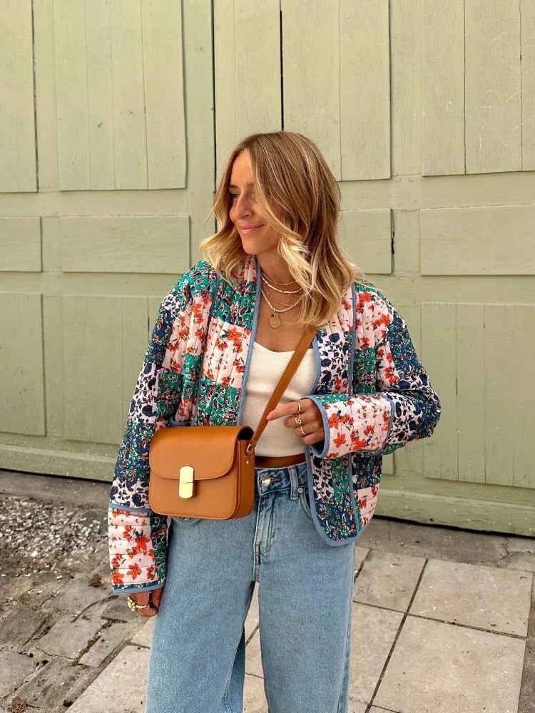 Valenzora - Soft Checkered Vintage Jacket