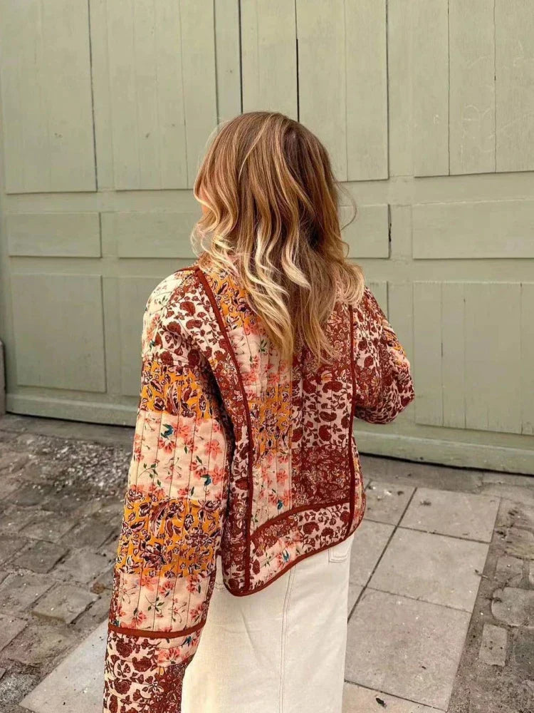 Valenzora - Soft Checkered Vintage Jacket