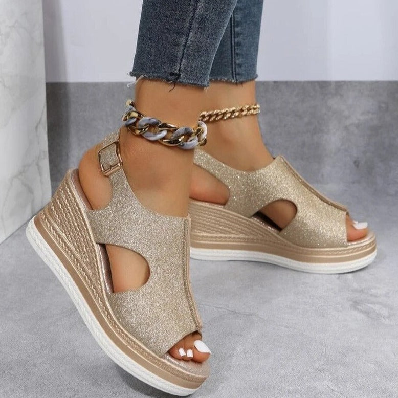 Valenzora | Orthopädische Keilsandalen für den Sommer