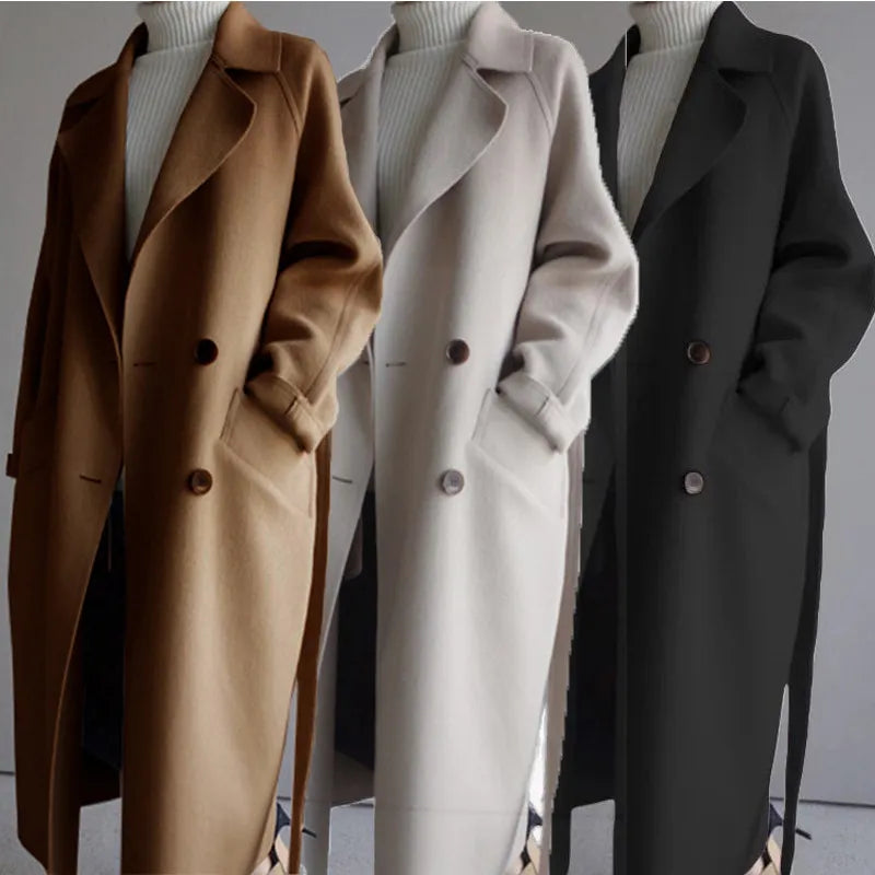 Women's wool autumn/winter coat