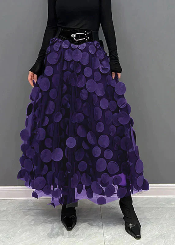 Valenzora - Elegant polka dot skirt