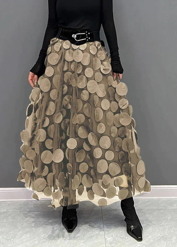 Valenzora - Elegant polka dot skirt