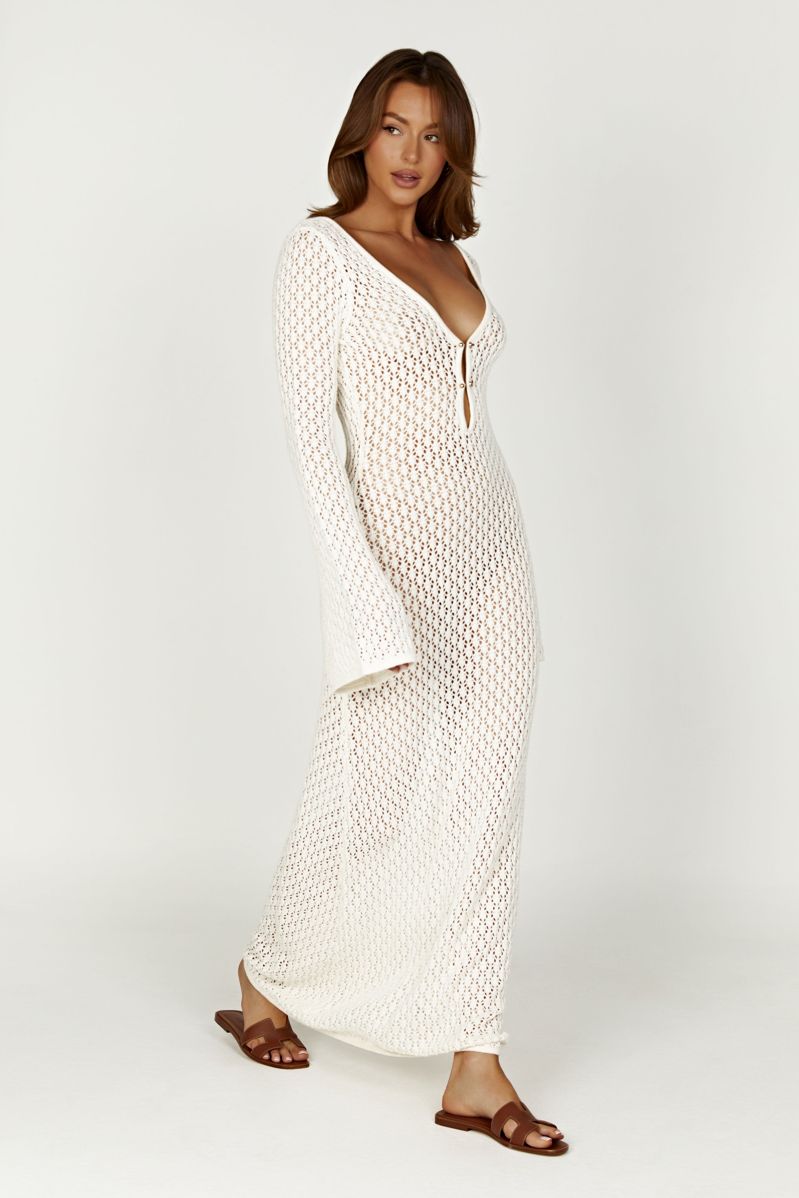 Valenzora | Luftiges Strandkleid aus Strick