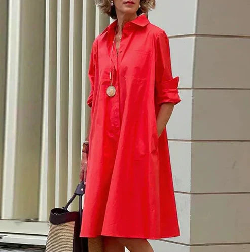 Valenzora | Hemdblusenkleid für Damen