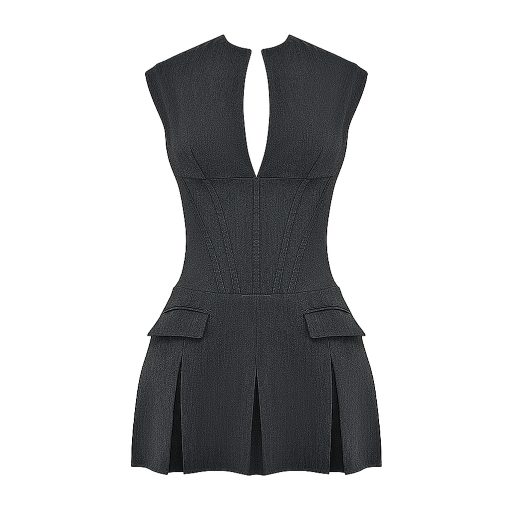 Valenzora | Pleated Mini Dress