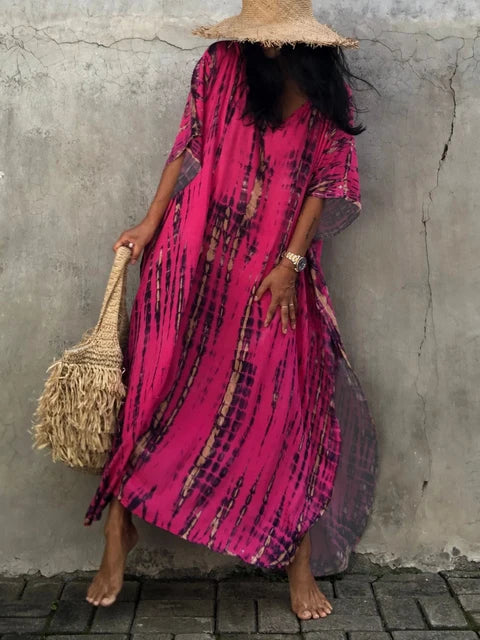 Valenzora | Sommer-Kaftan-Maxikleid