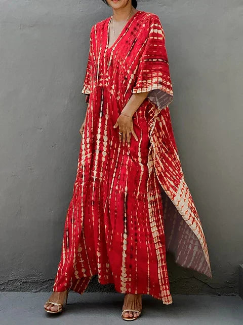Valenzora | Sommer-Kaftan-Maxikleid
