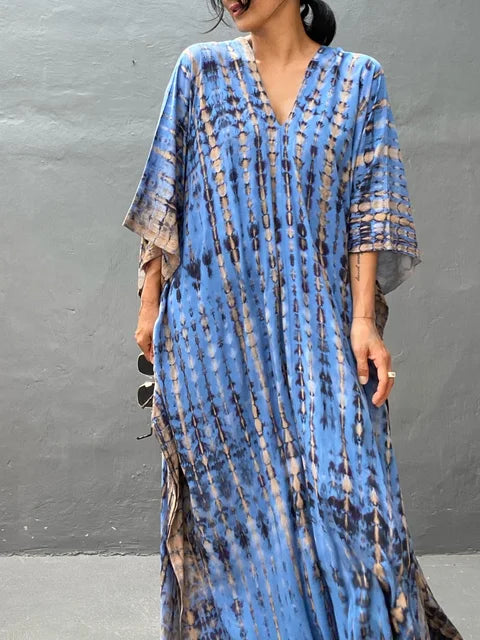 Valenzora | Sommer-Kaftan-Maxikleid