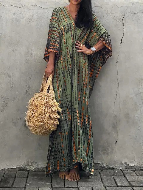 Valenzora | Sommer-Kaftan-Maxikleid