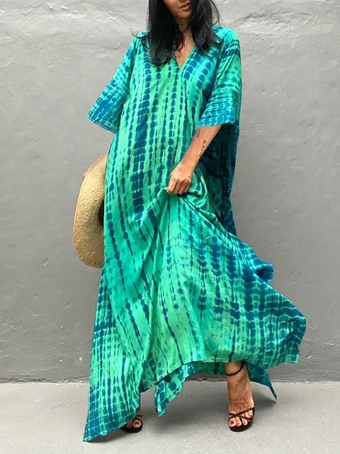 Valenzora | Sommer-Kaftan-Maxikleid