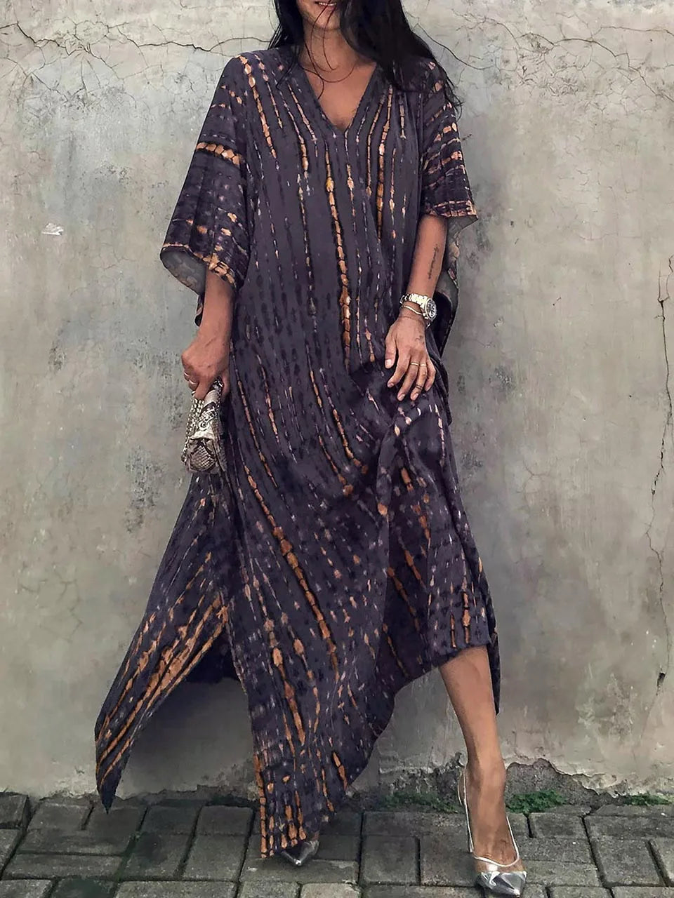 Valenzora | Sommer-Kaftan-Maxikleid