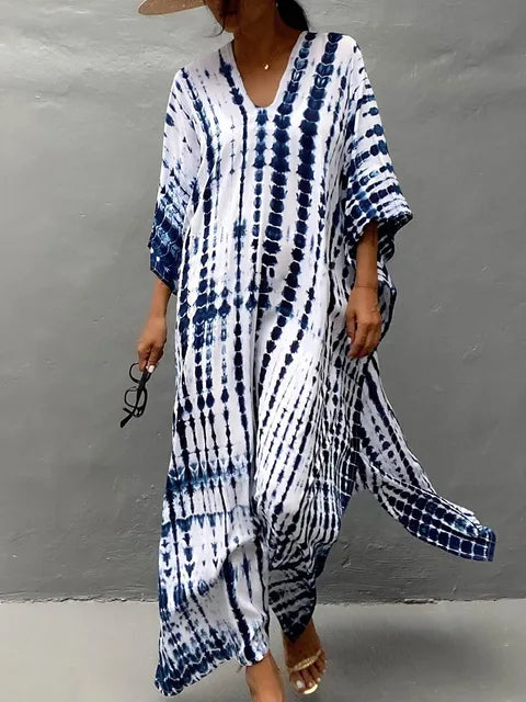 Valenzora | Sommer-Kaftan-Maxikleid